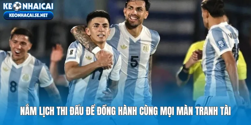 Nắm lịch thi đấu để đồng hành cùng mọi màn tranh tài